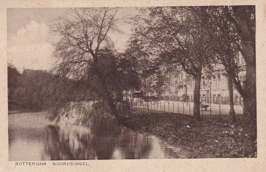 729R Rotterdam Noordsingel Oz. tram, Ophalen of Verzenden, 1920 tot 1940, Gelopen, Zuid-Holland