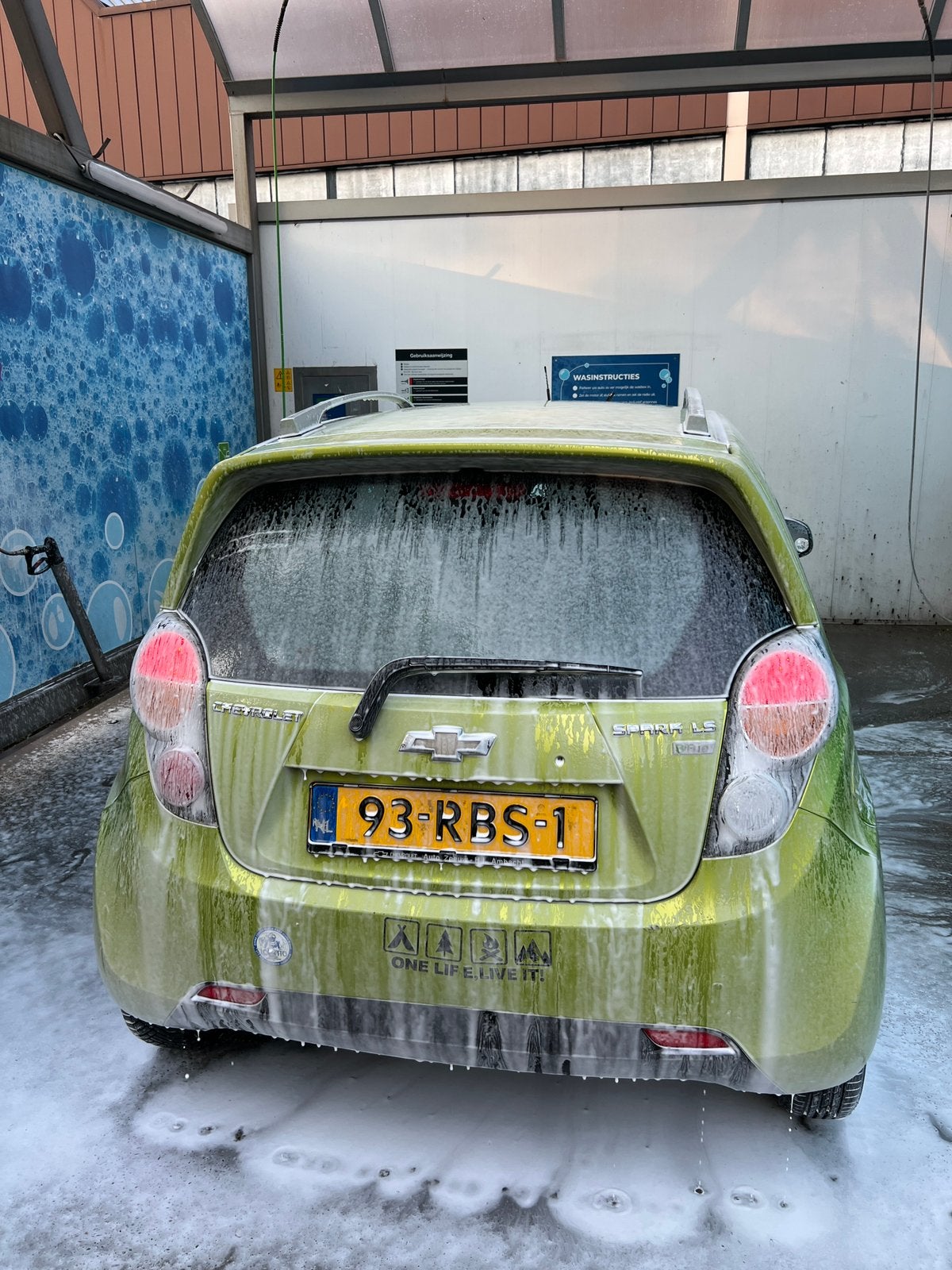 Chevrolet Spark 1.0 Bifuel 2011 Groen, 15 km/l, 37 €/maand, 4 cilinders, Origineel Nederlands