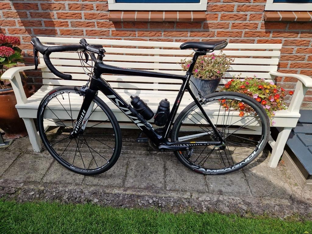 Isaac Boson carbon racefiets 11 speed, Fietsen en Brommers, Fietsen | Racefietsen, 28 inch, Carbon, Zo goed als nieuw, Meer dan 20 versnellingen