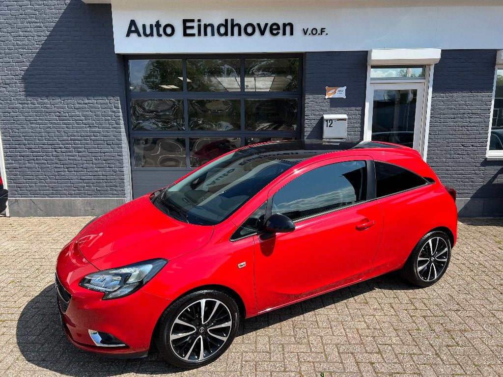 Opel Corsa 1.4,Turbo,Cosmo,Color edit,Airco,€6995, Auto's, Voorwielaandrijving, Stof, Zwart, 100 pk