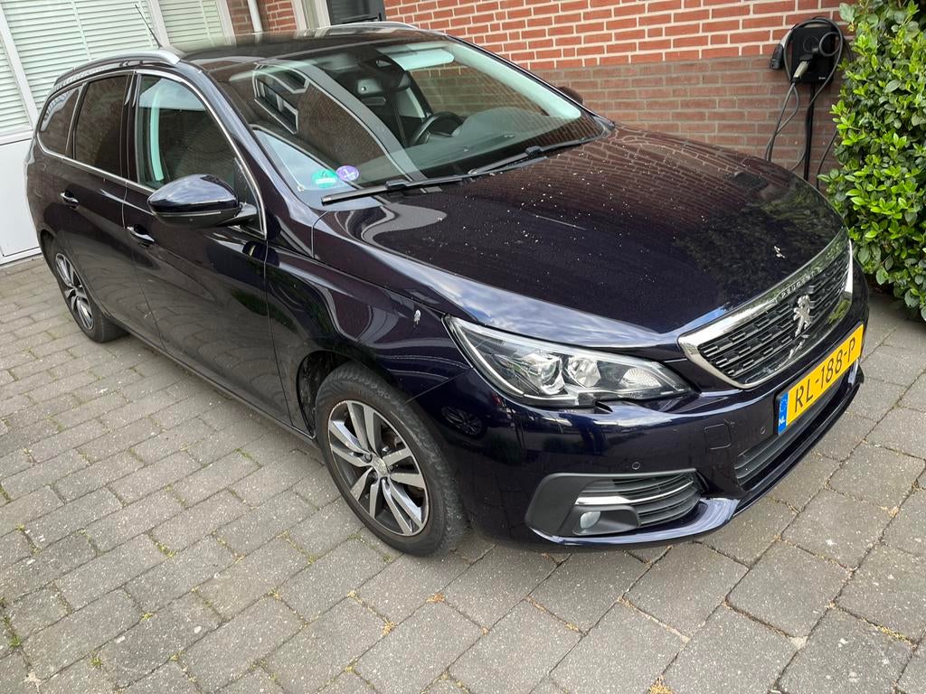 Peugeot 308 SW 1.2 PureTech 96KW/130PK 2018 Blauw AUTOMAAT, 1199 cc, Origineel Nederlands, 1100 kg, Parkeersensor