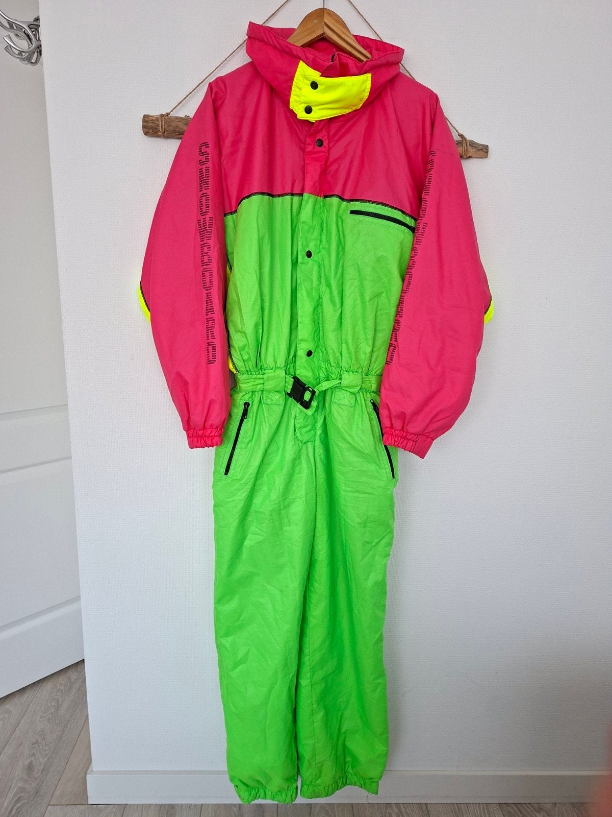 vintage skipak 48/L retro fout après-ski klunen carnaval, Overige merken, 160 tot 180 cm, Ophalen of Verzenden, Zo goed als nieuw