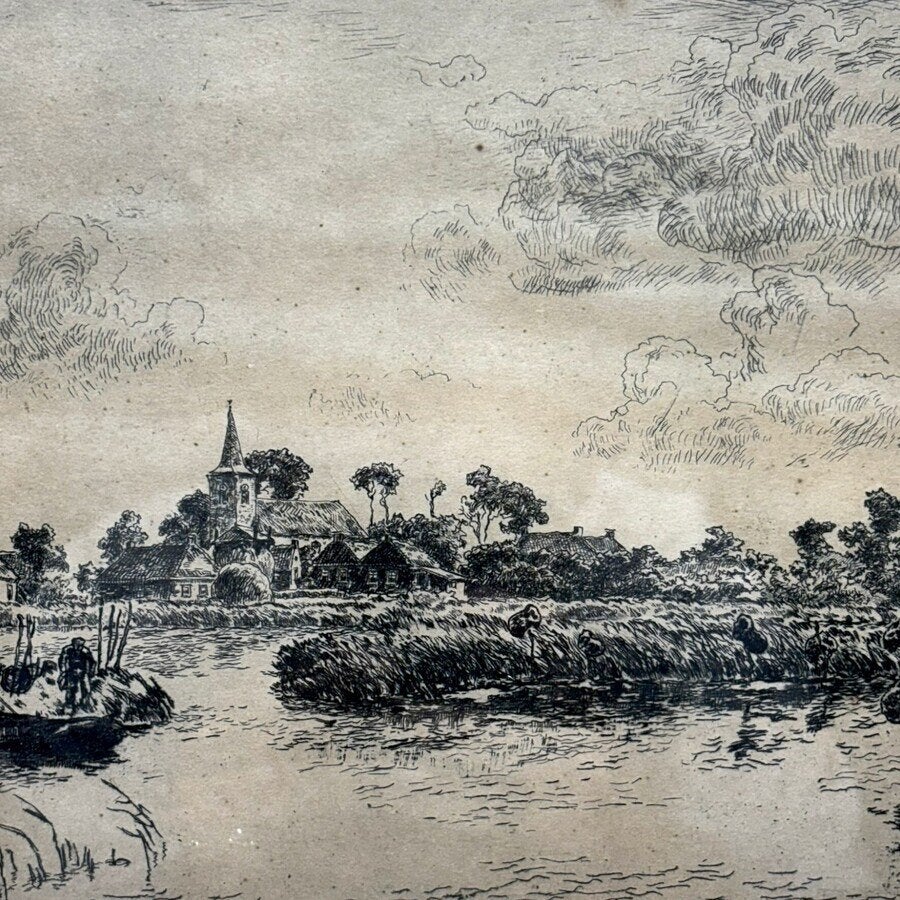 Johannes Elsinga (1893-1969), ets: Eernewoude