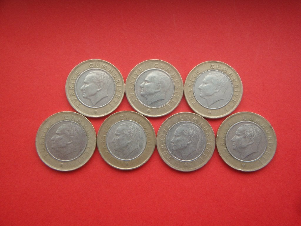 Turkije setje munten 1 Lira 2009 / 2015., Verzenden, Zuid-Azië, Setje
