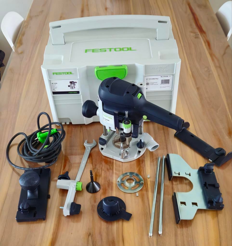 Festool OF 1010...+ FREESBOX MIX, Ophalen of Verzenden, Zo goed als nieuw, Elektrisch, Bovenfrees
