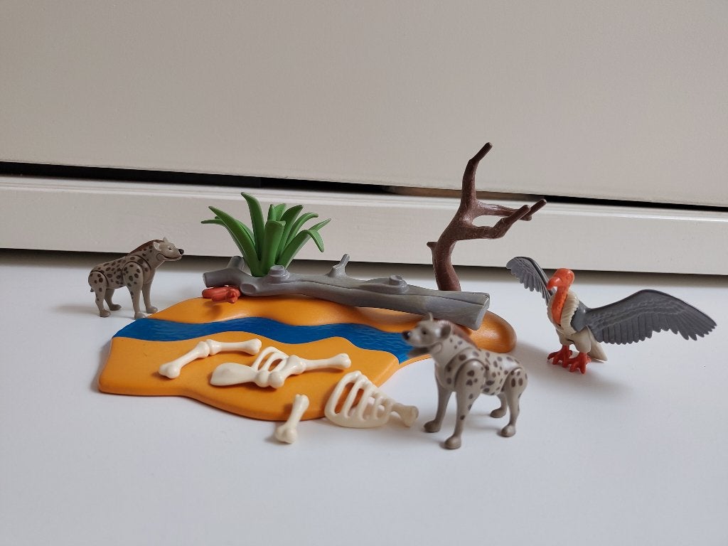 playmobil 4829 Hyena’s met gier, Wild life, Gebruikt, Complete set, Ophalen of Verzenden