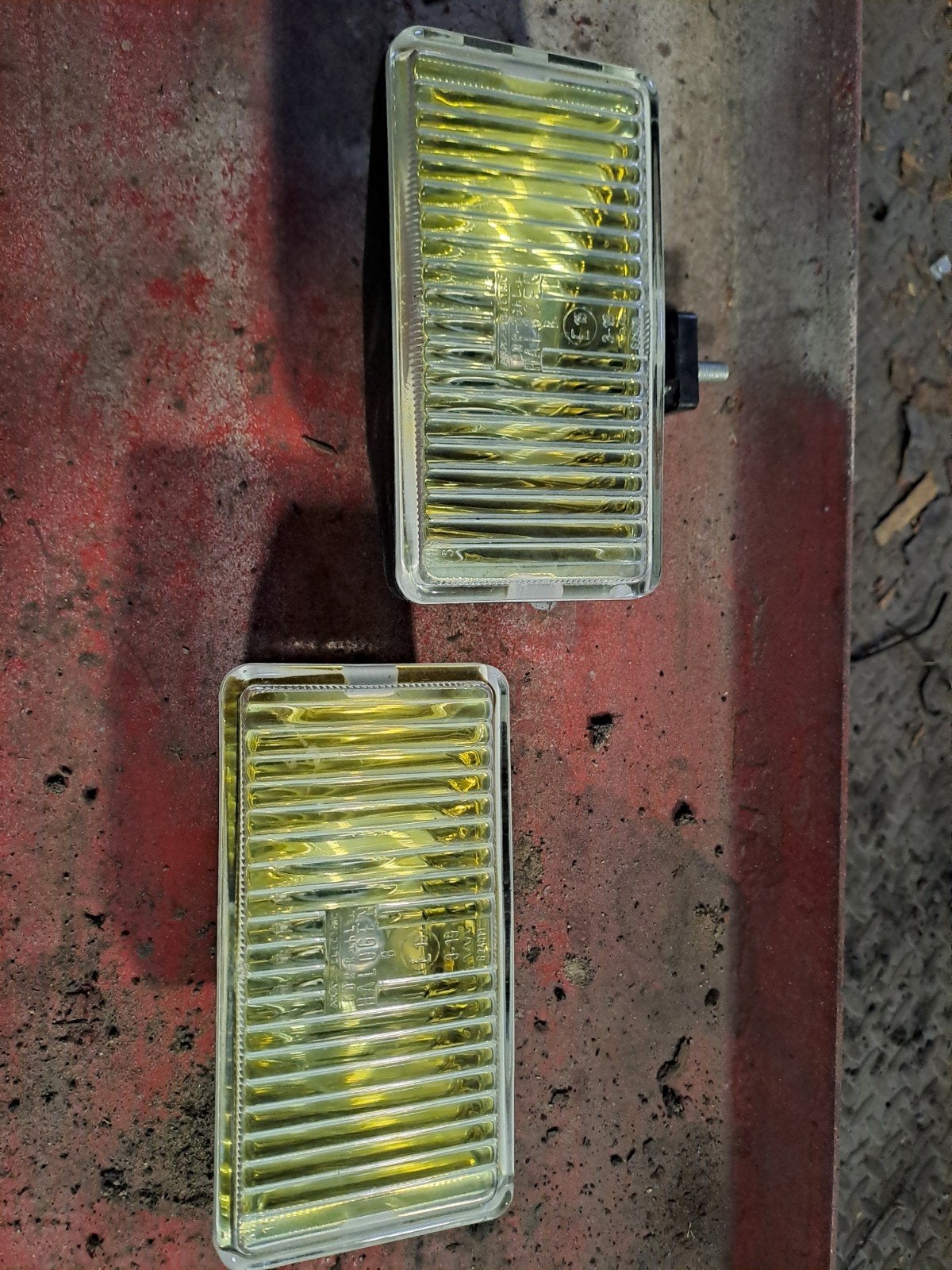 Mistlampen Verstralers Geel Glas Halogeen, Ophalen of Verzenden, Gebruikt, Universele onderdelen