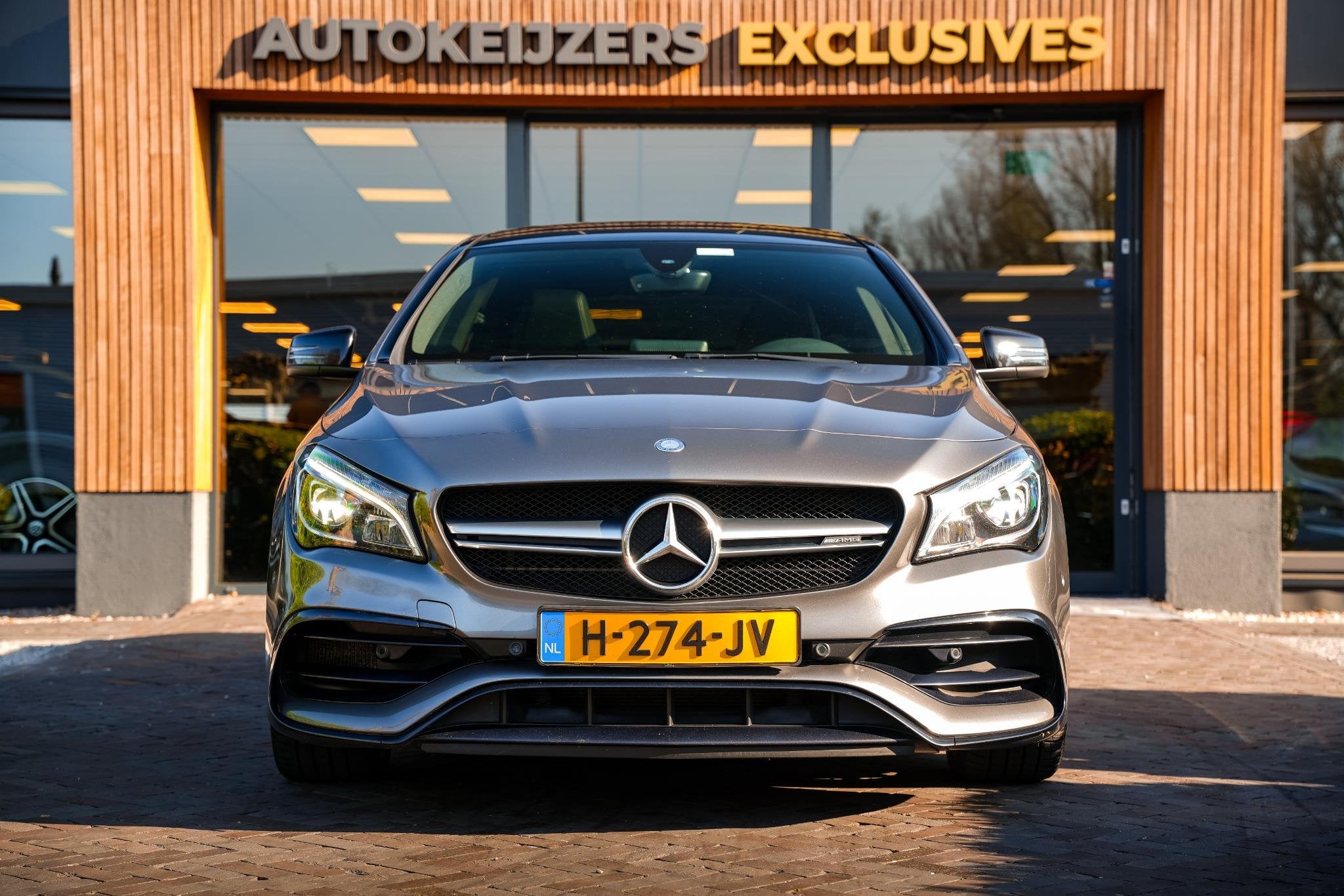 Mercedes-Benz CLA-klasse AMG 45 4MATIC Ambition Panoramadak, Auto's, Automaat, CLA, Gebruikt, Euro 6