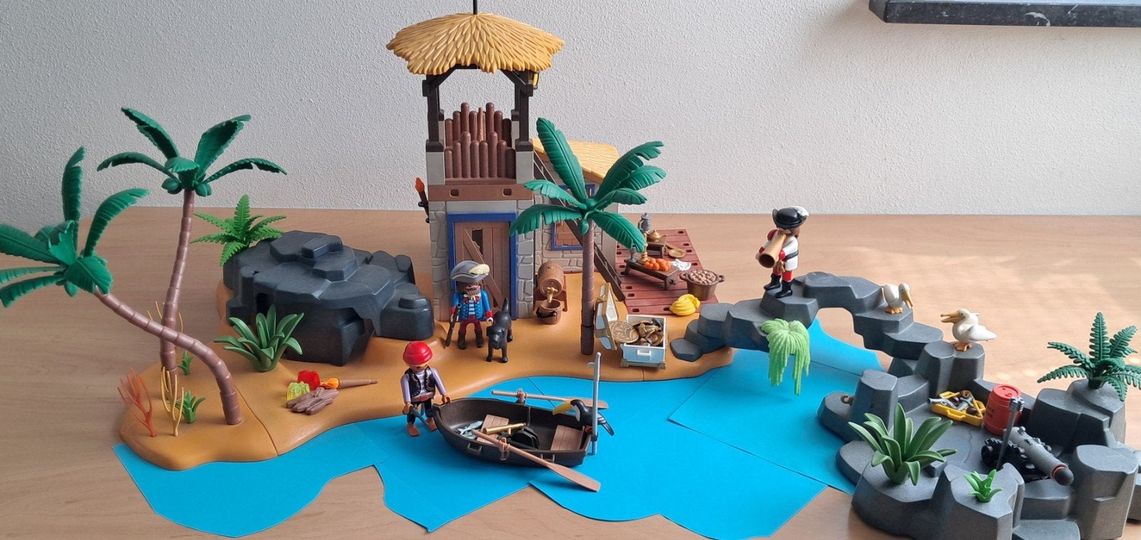 Playmobil Piraten Eiland 3938, groot !, Pirates, Gebouw, Complete set, Ophalen of Verzenden