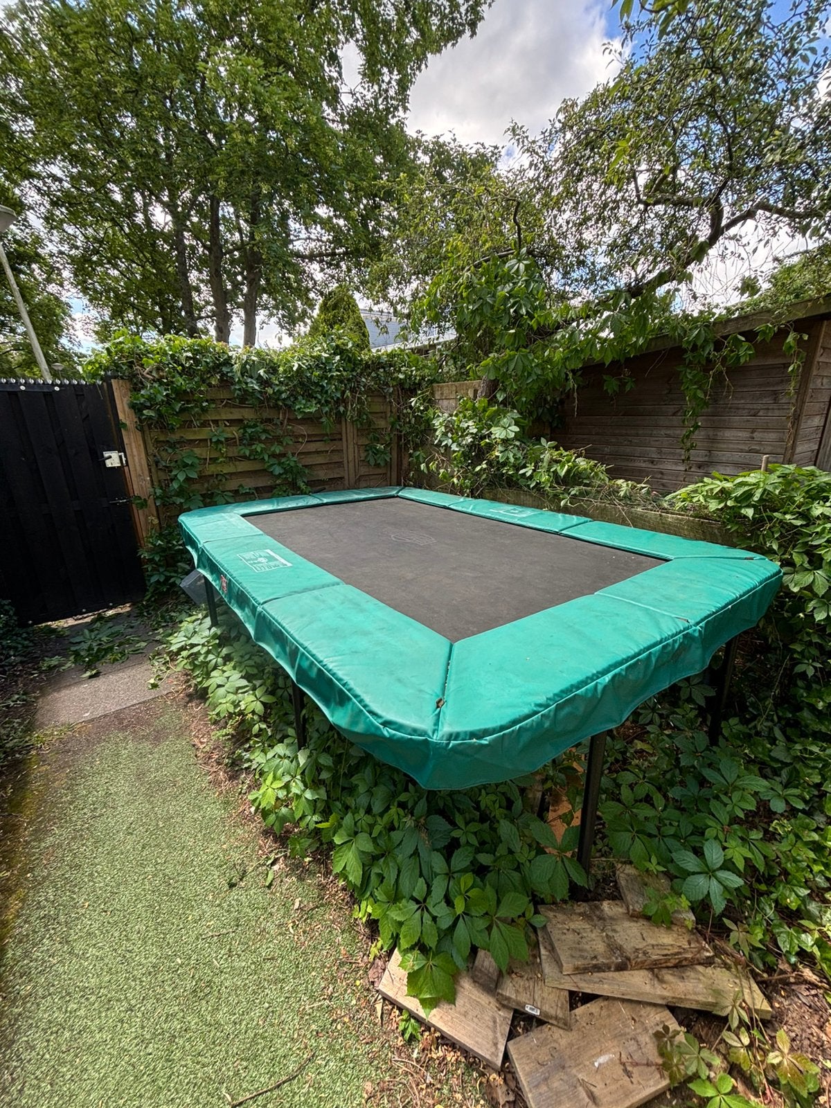 BERG EazyFit Trampoline 330x220 cm, Ophalen, Zo goed als nieuw