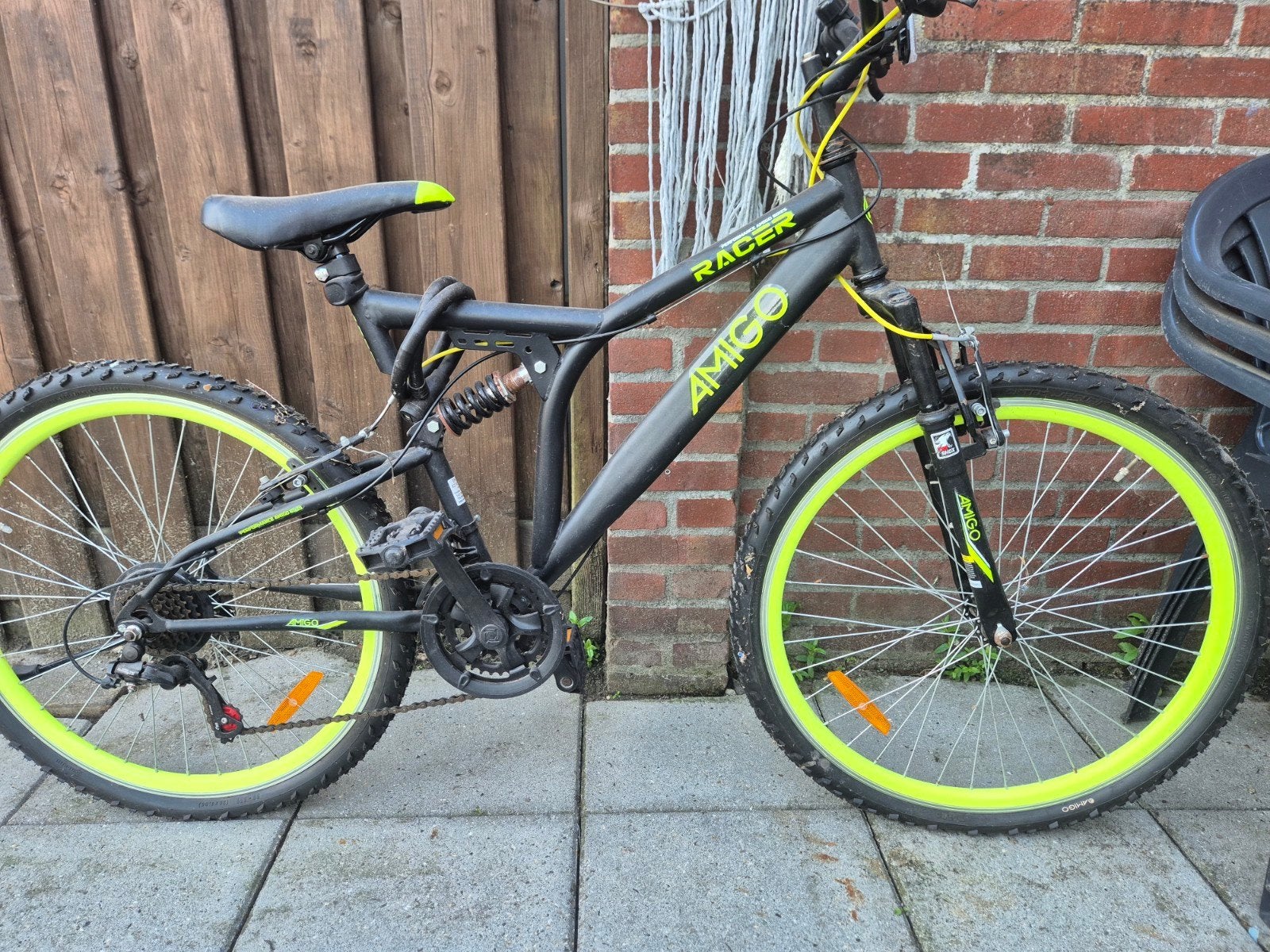 Nieuwe Amigo Racer mountainbike - remmen afstellen, Fietsen en Brommers, Fietsen | Mountainbikes en ATB, Minder dan 45 cm, Ophalen