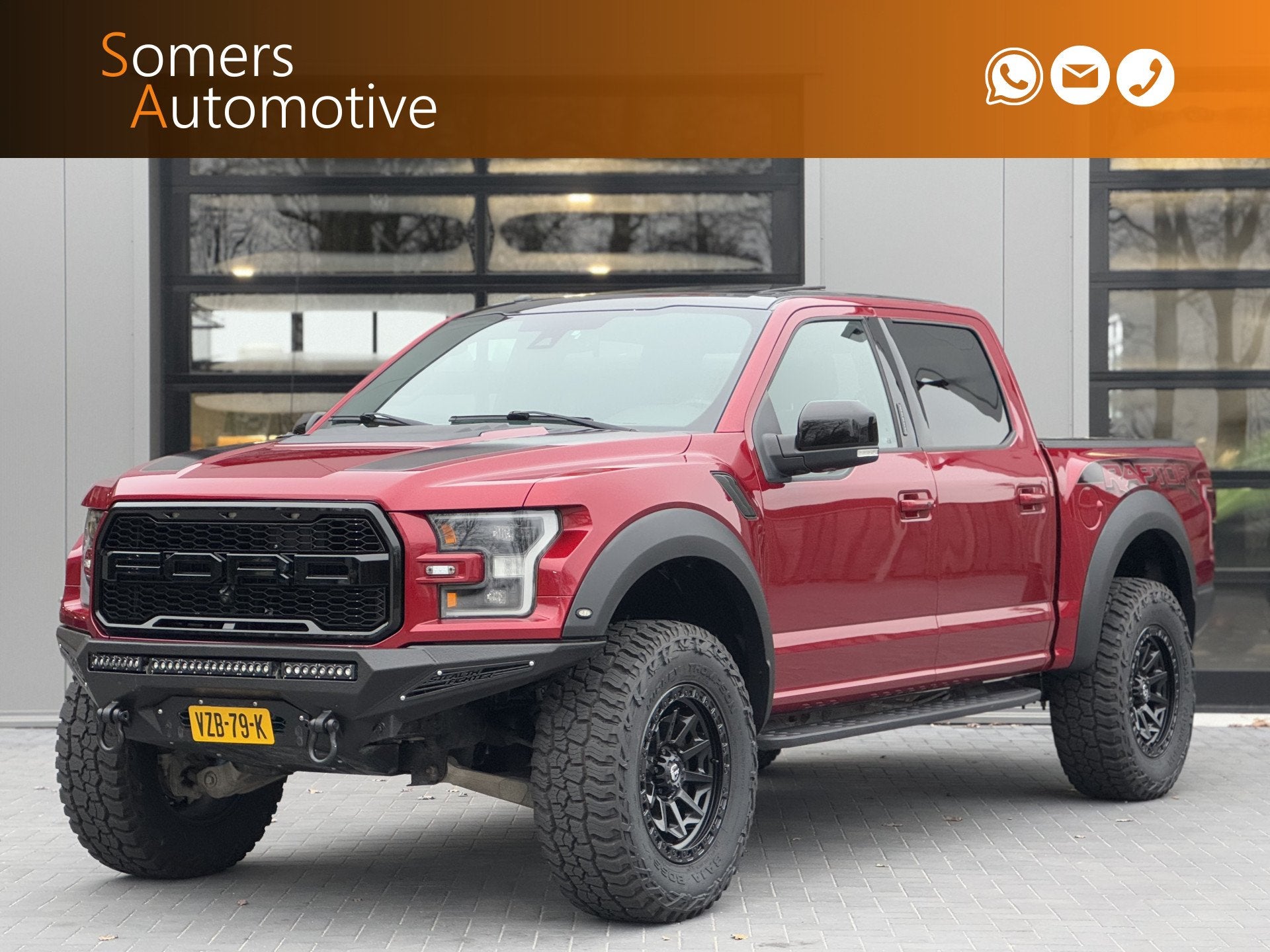 Ford USA F-150 Raptor | DessertDesigns | Panorama | Stoelven, Automaat, Gebruikt, Leder, Bedrijf