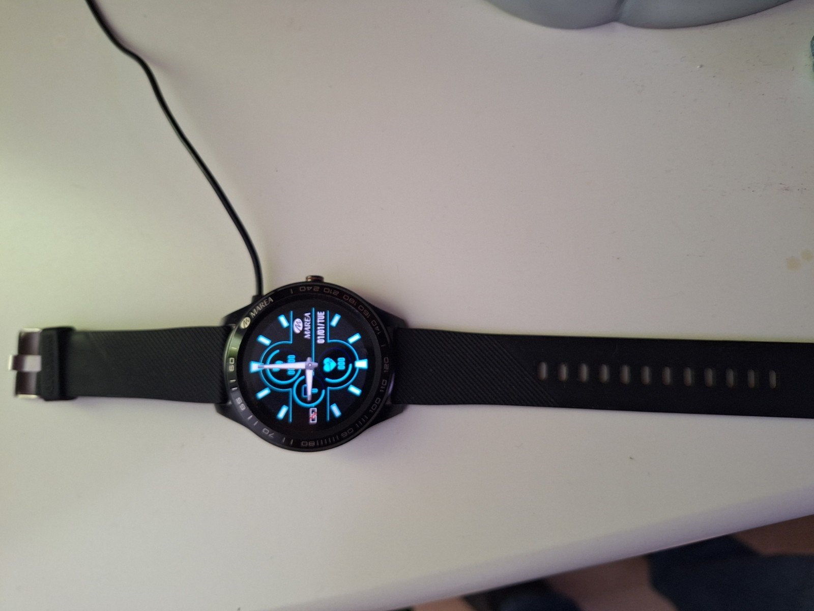 Marea Smartwatch B60001/1 - Zwart, nooit gebruikt., Marea, Zwart, Stappen, Ophalen of Verzenden