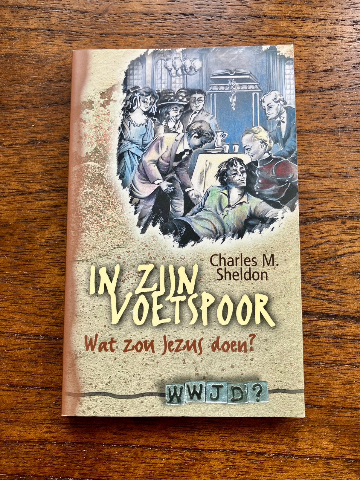 C.M. Sheldon - In Zijn voetspoor, Boeken, Ophalen of Verzenden, Zo goed als nieuw, C.M. Sheldon, Christendom | Katholiek