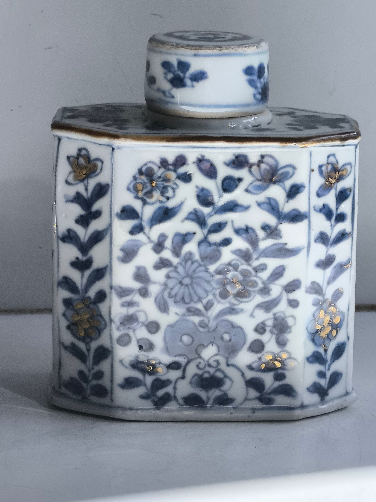 antiek Chinees porselein theebus 18e eeuw, Antiek en Kunst, Ophalen of Verzenden