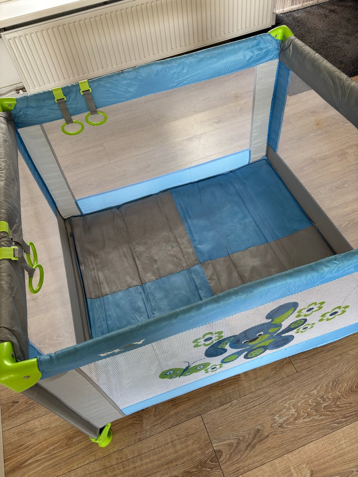 Opvouwbare kinderbox - ca. 100 x 100 cm, Ophalen, Gebruikt, Vierkant