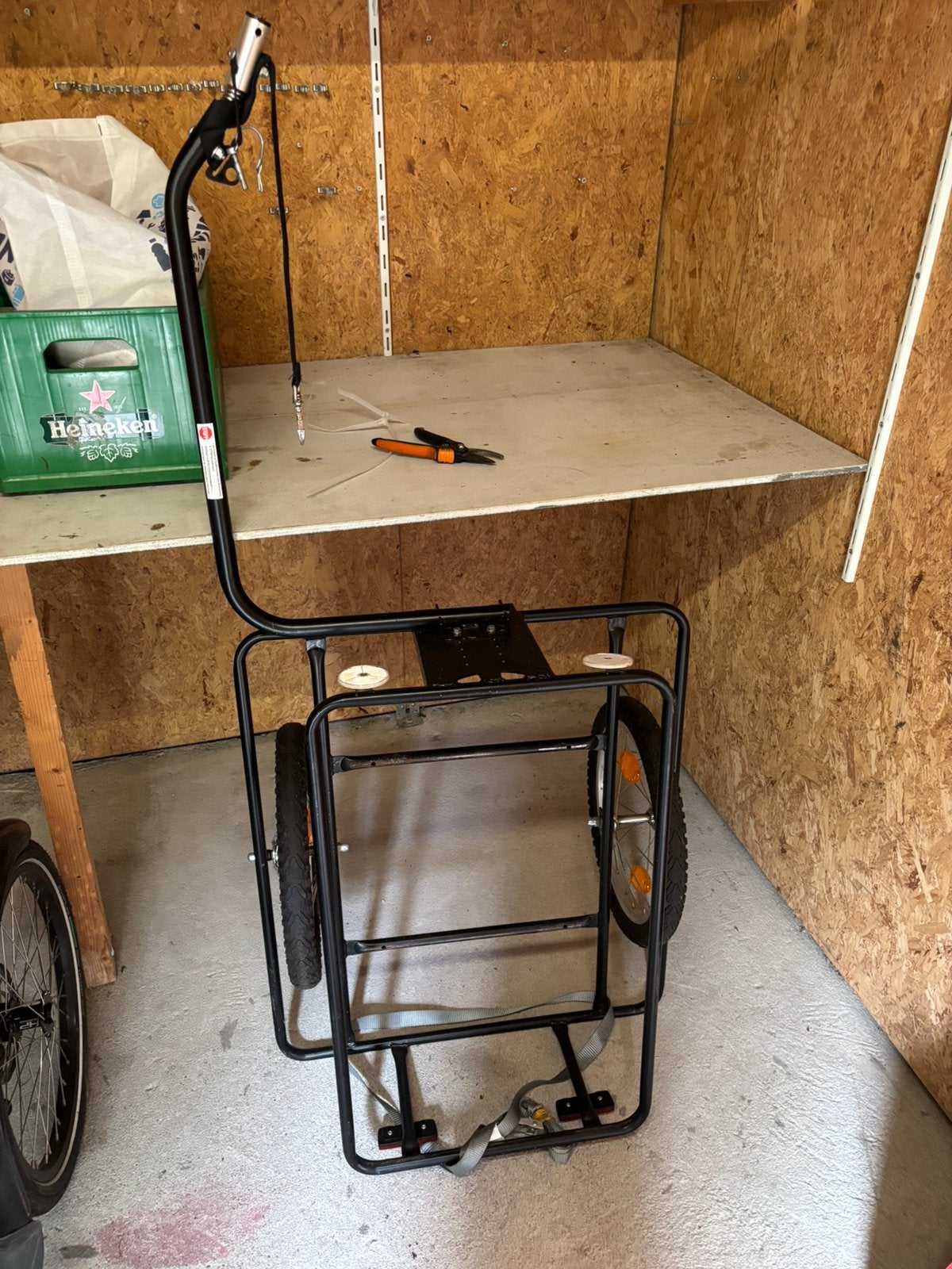 Trailer voor fiets, Ophalen, Minder dan 55 cm, Zo goed als nieuw, 60 cm of meer