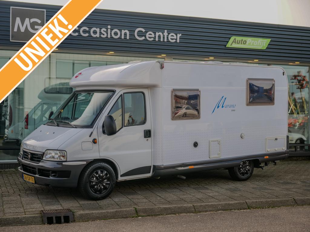 Bürstner Marano 590 T AIRCO DWARSBED COMPACT!, Caravans en Kamperen, Campers, Standaard zit, Fiat, Bedrijf, Tot en met 3