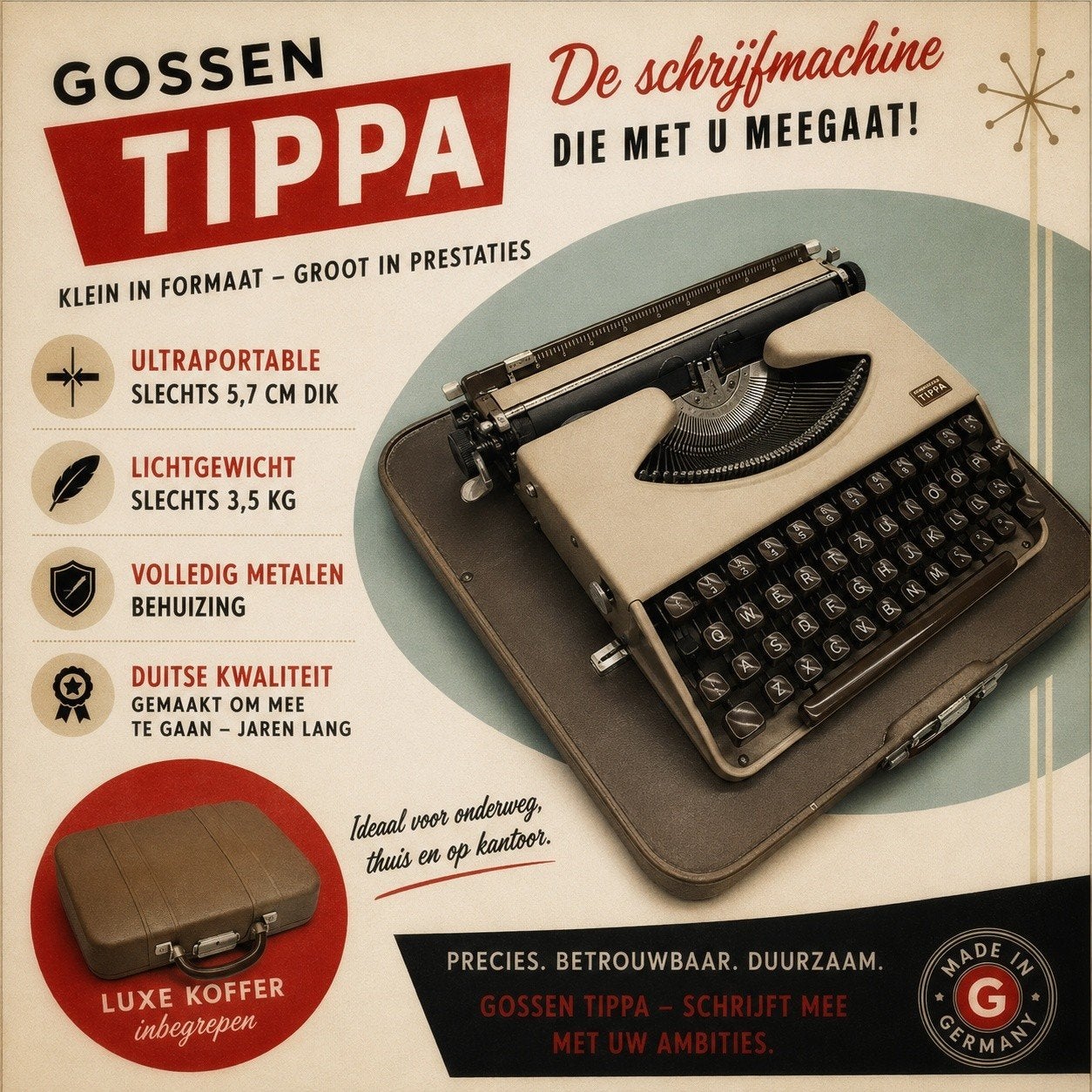 Gossen Tippa uit 1952 Zeldzaam mooi!, Ophalen of Verzenden