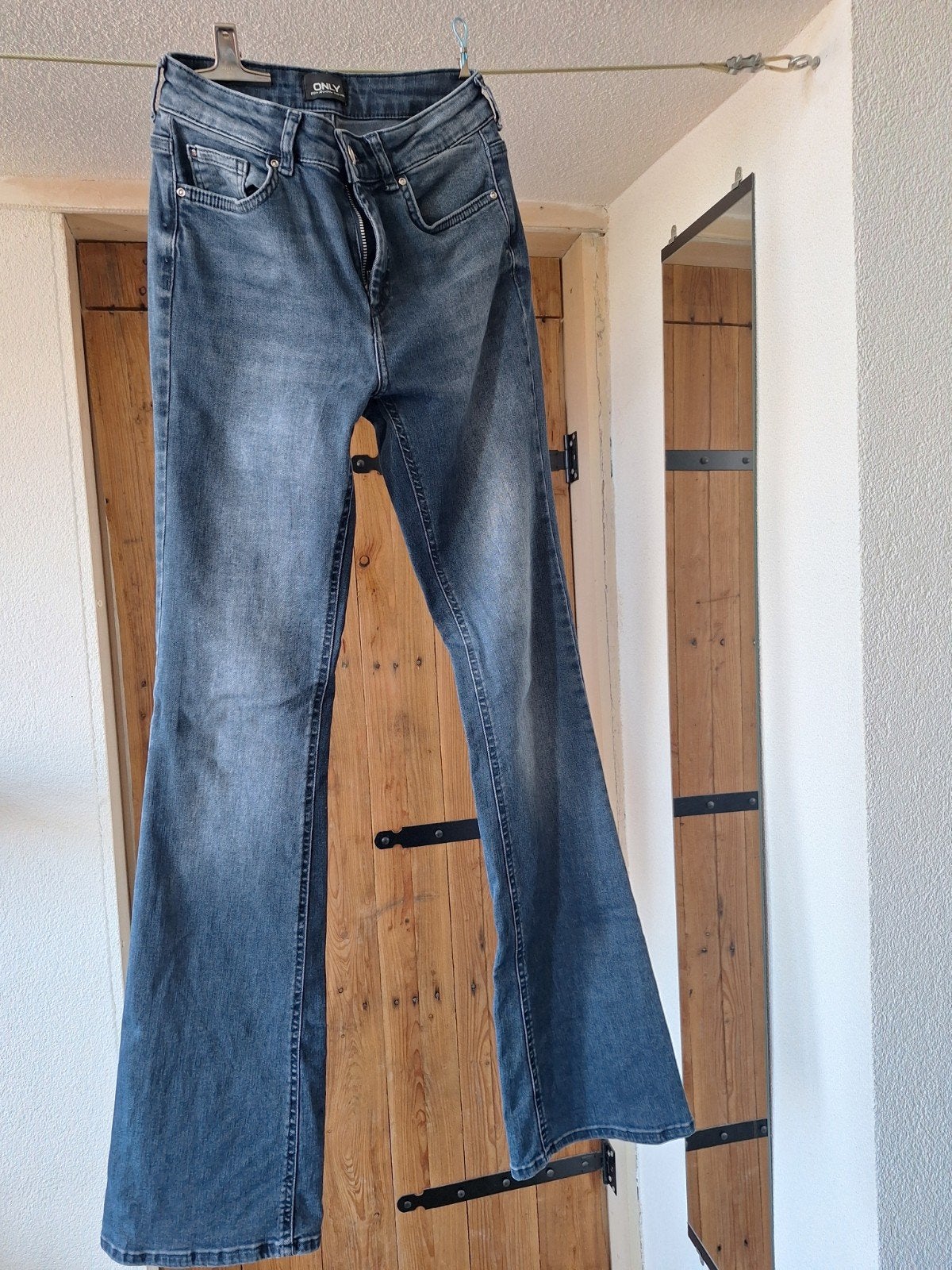 Only flared jeans / spijkerbroek blauw - Maat 36 (S), Ophalen of Verzenden, Zo goed als nieuw, Blauw, W28 - W29 (confectie 36)
