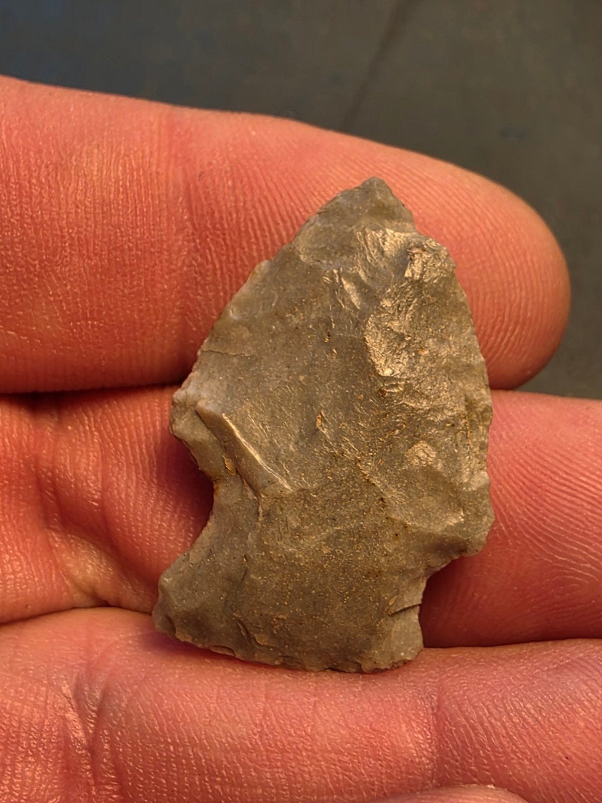 Prehistorische speerpunt/pijlpunt - Neanderthaler biface, Verzamelen, Ophalen of Verzenden