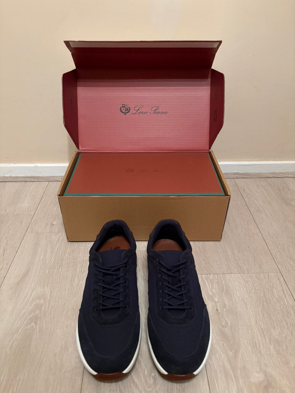 Loro Piana Week End Walk, Blauw, Nieuw, Ophalen of Verzenden, Sneakers of Gympen