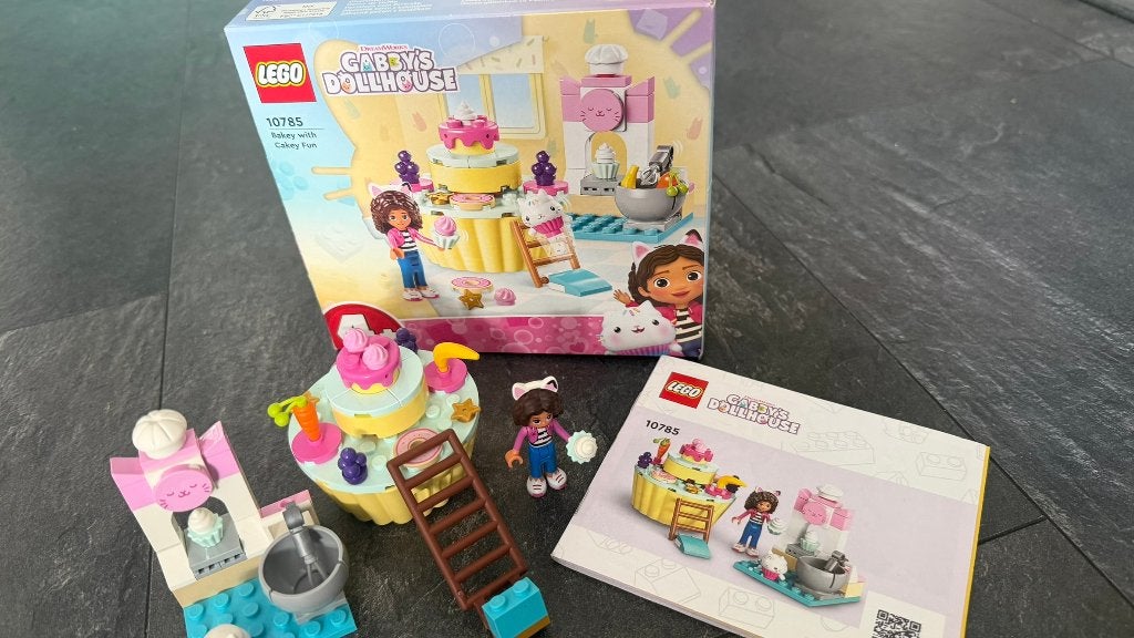 LEGO Gabby's Poppenhuis 10785 Bakken met Cakey COMPLEET, Inclusief instructies, Gebruikt, Overige thema's, Lego