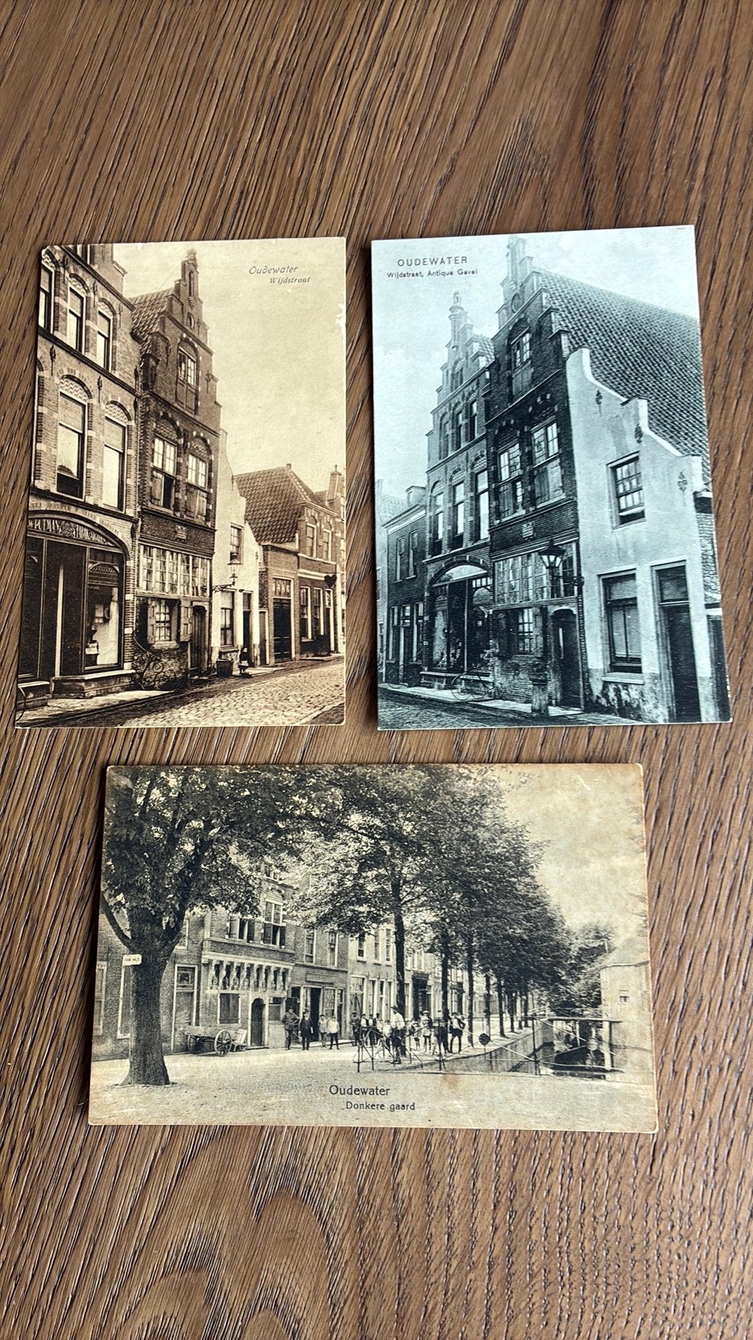 Oudewater. Donkere Gaard,volk, Wijdstraat, Putman, Ophalen of Verzenden, Voor 1920