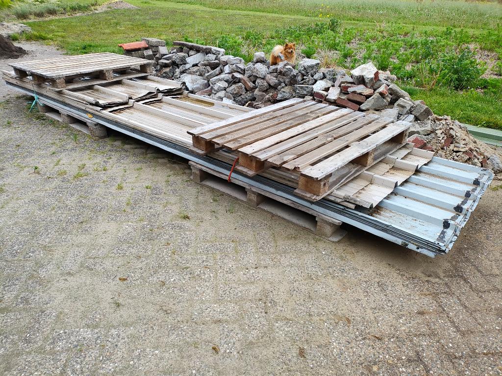 Gebruikte damwandplaten, Doe-het-zelf en Verbouw, Platen en Panelen, Ophalen, Gebruikt, Overige materialen