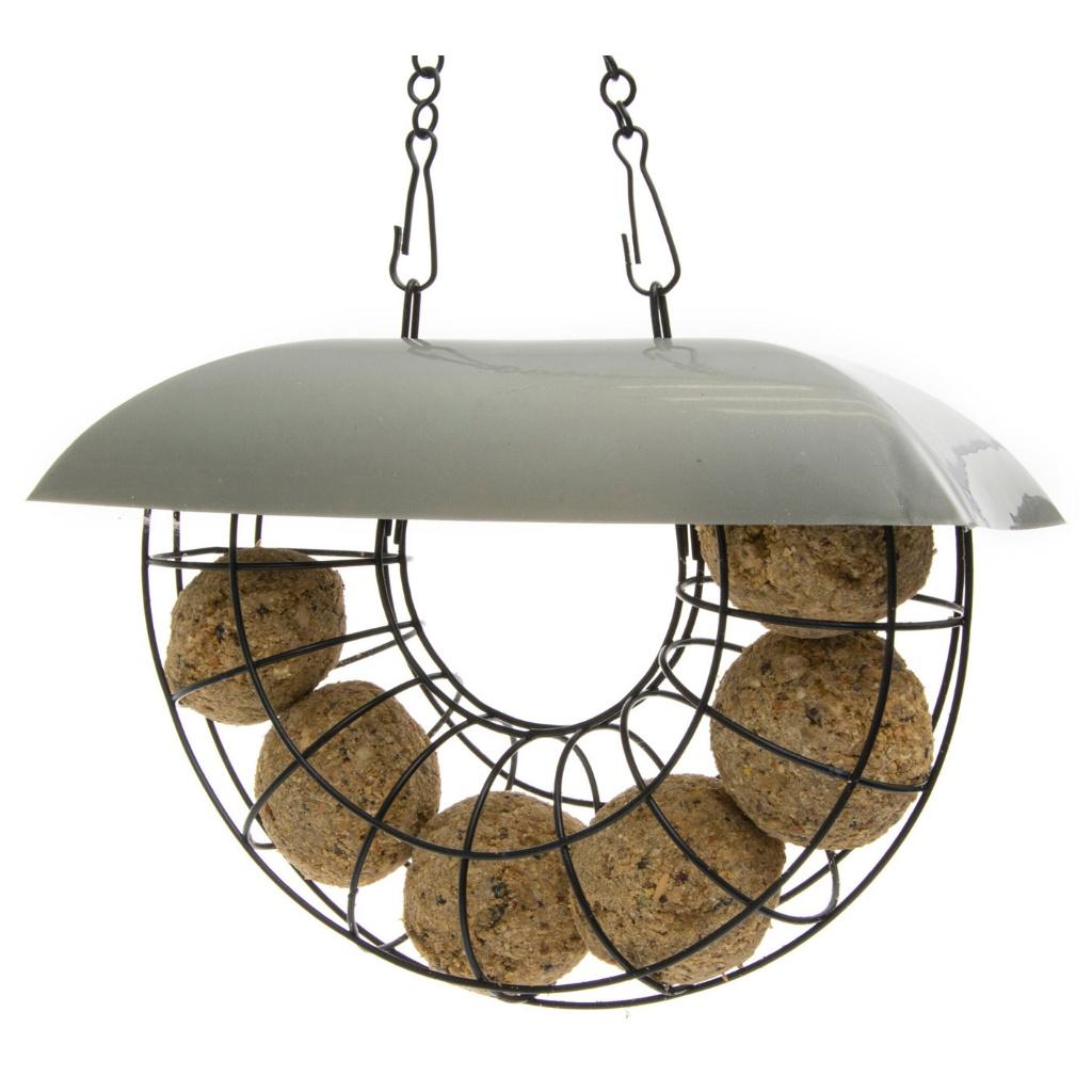 Set Mezenbolhouder 1/2 Rond + 6 Bollen, Ophalen of Verzenden, Nieuw, Hout, Volière
