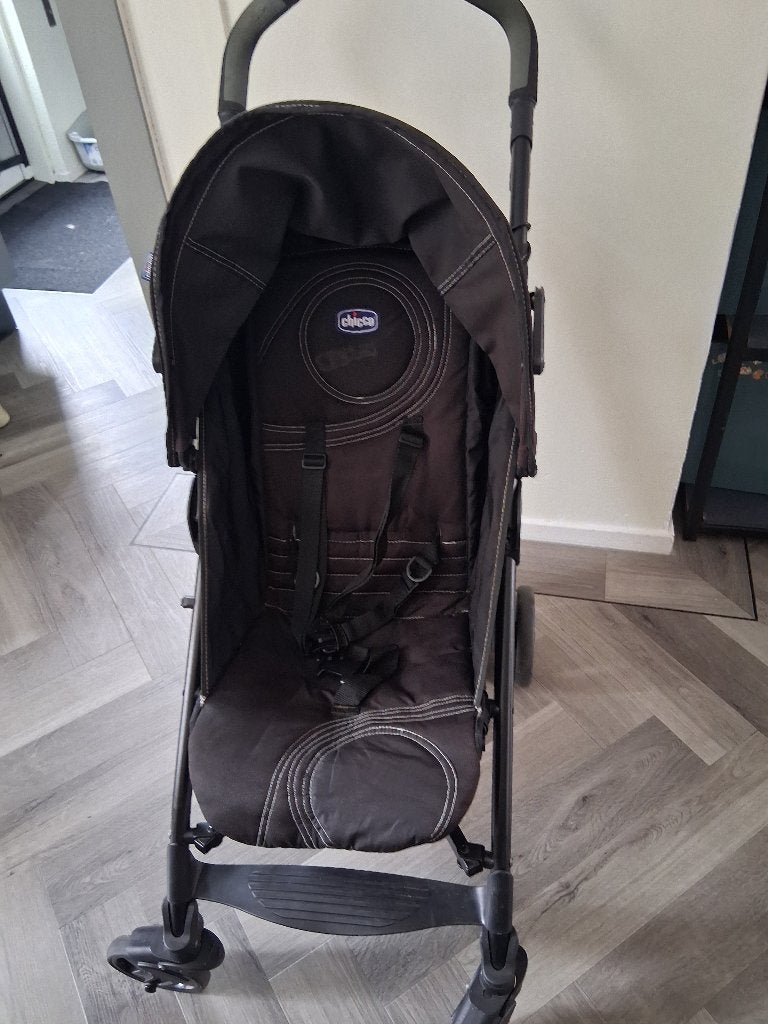 Chicco Liteway buggy, Kinderen en Baby's, Ophalen, Gebruikt, Overige merken, Verstelbare rugleuning