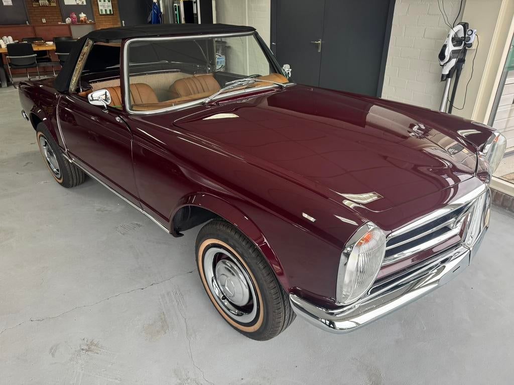 Mercedes SL 230 Pagode 1966, 150 pk, 2300 cc, Leder, Bedrijf