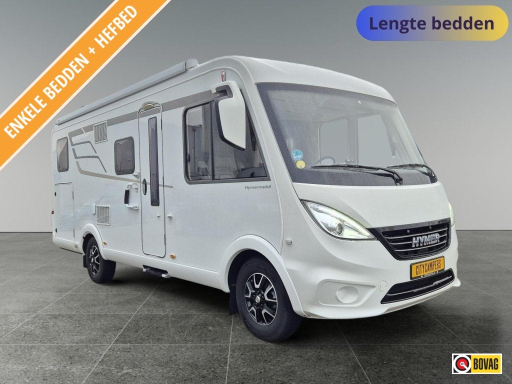 Hymer Exis-i 588 150PK Lengtebedden / 12 maand Garantie, Caravans en Kamperen, Campers, Integraal, Startonderbreker, Fiat, 6 tot 7 meter