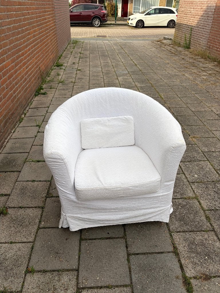 Fauteuils, Huis en Inrichting, Ophalen, Gebruikt, Minder dan 75 cm, Stof