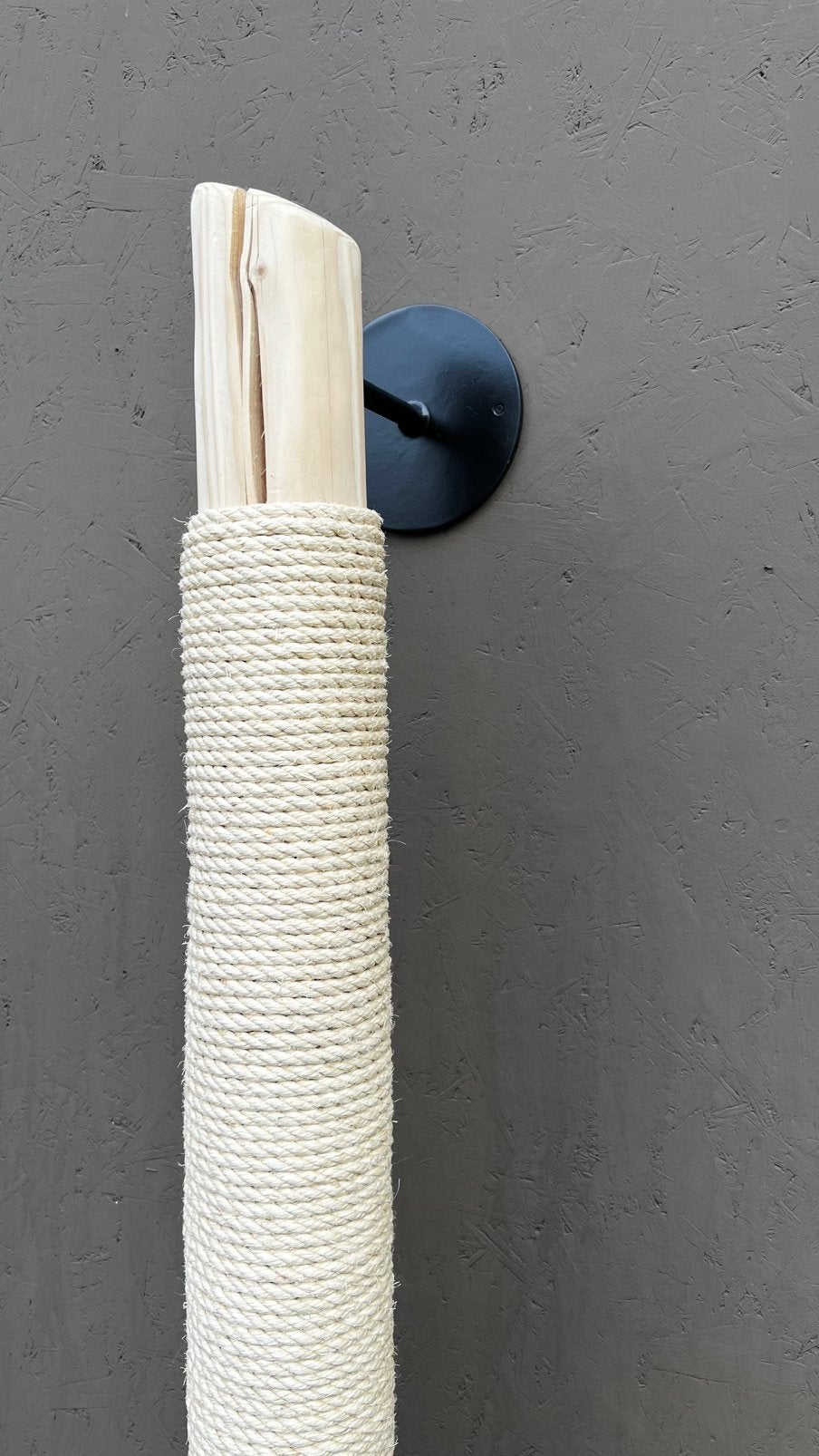 Massief-houten Muur-krabpaal,Sisal touw,180CM,Op bestelling, Ophalen of Verzenden, Nieuw, Krabpaal