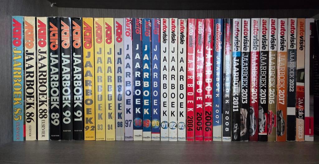 AutoVisie jaarboeken collectie, Onbekend, Algemeen, Ophalen of Verzenden, Zo goed als nieuw