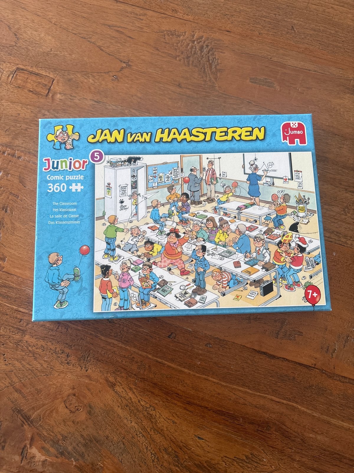 Jan van Haasteren Junior 360 stukjes - Het Klaslokaal, Ophalen of Verzenden, Zo goed als nieuw