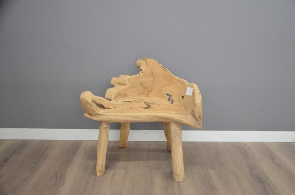 Teakhouten Bankje, Huis en Inrichting, Verzenden, Nieuw, Hout