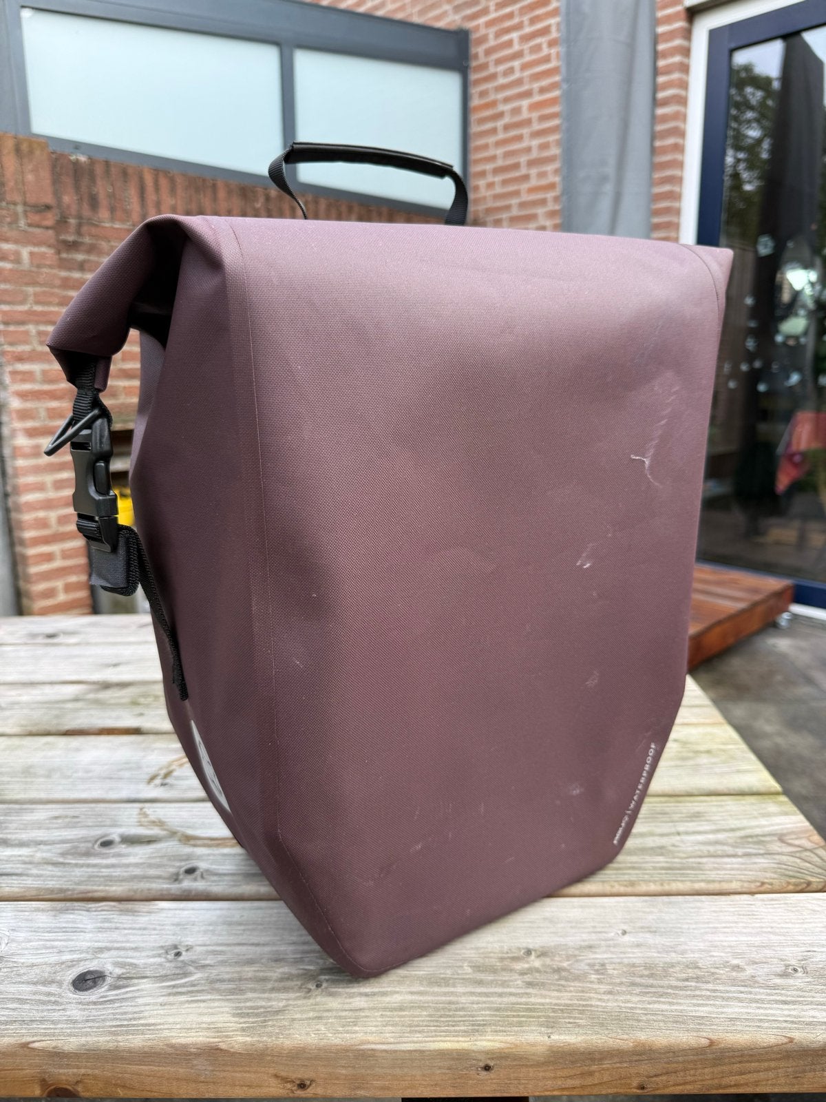 AGU Waterdichte Fietstas Enkel met 15" Laptopvak, Ophalen, Zo goed als nieuw