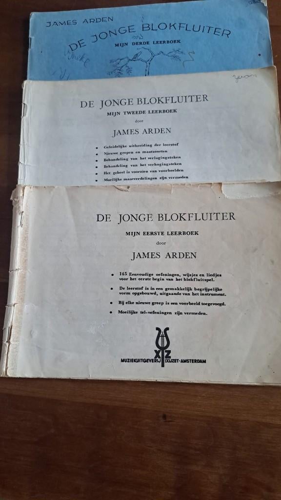 Blokfluit leer boekjes, Boeken, Gelezen, Instrument, James Arden, Ophalen of Verzenden
