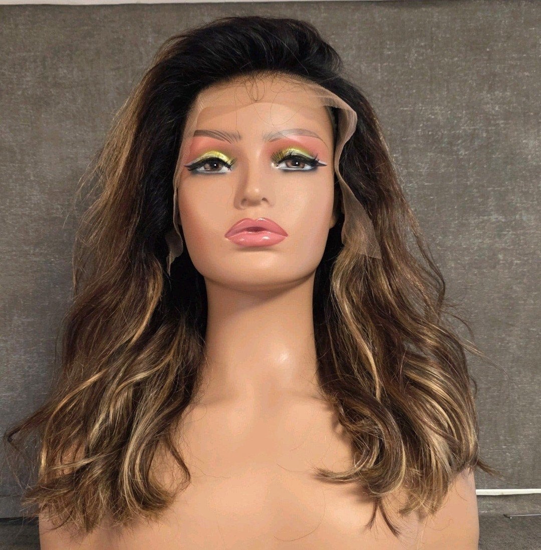 lace wig echt haar, Ophalen of Verzenden, Nieuw, Pruik of Haarverlenging