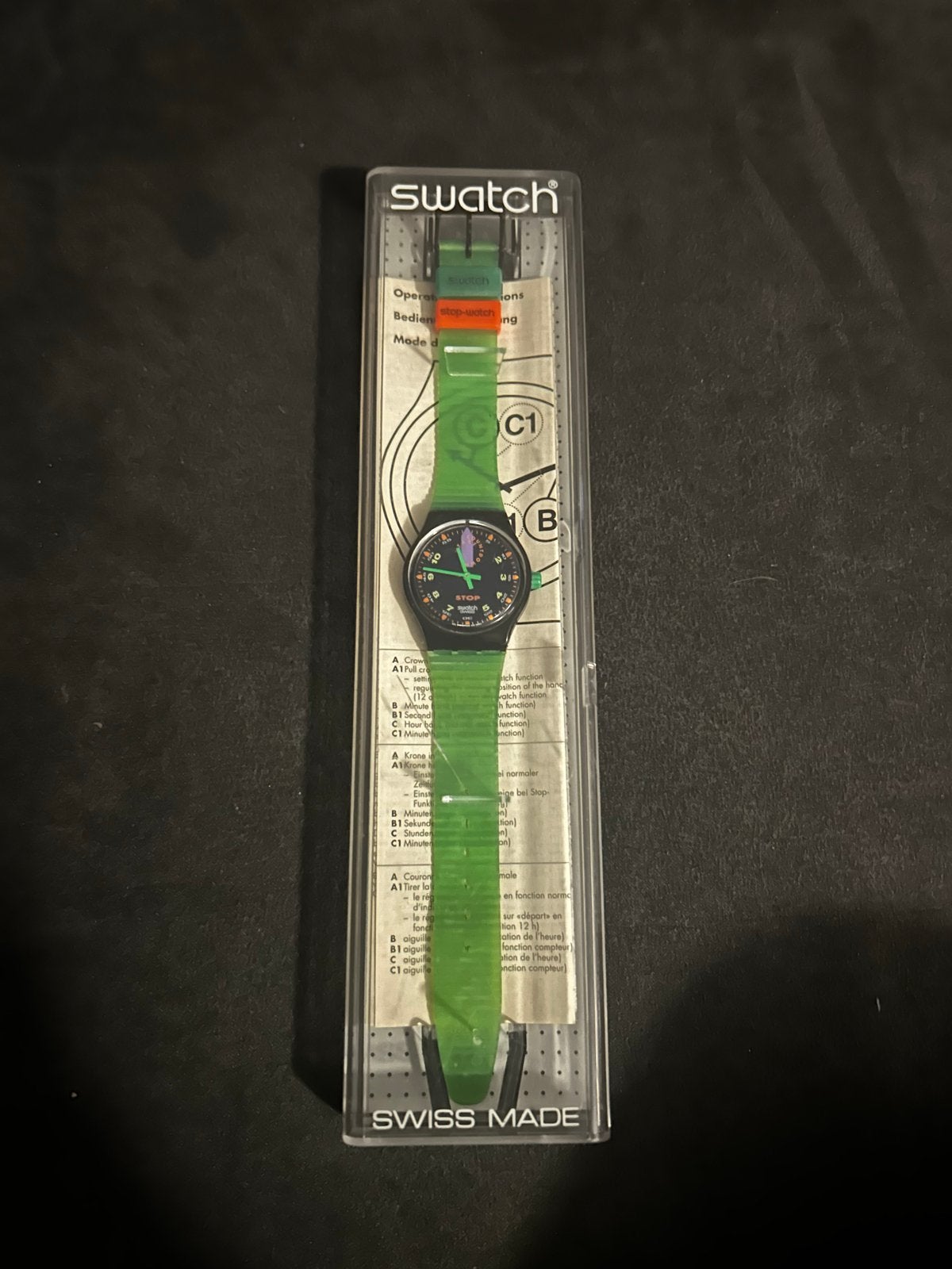 Swatch Jess Rush Polshorloge, Sieraden, Tassen en Uiterlijk, Kunststof, Gebruikt, Polshorloge, Swatch