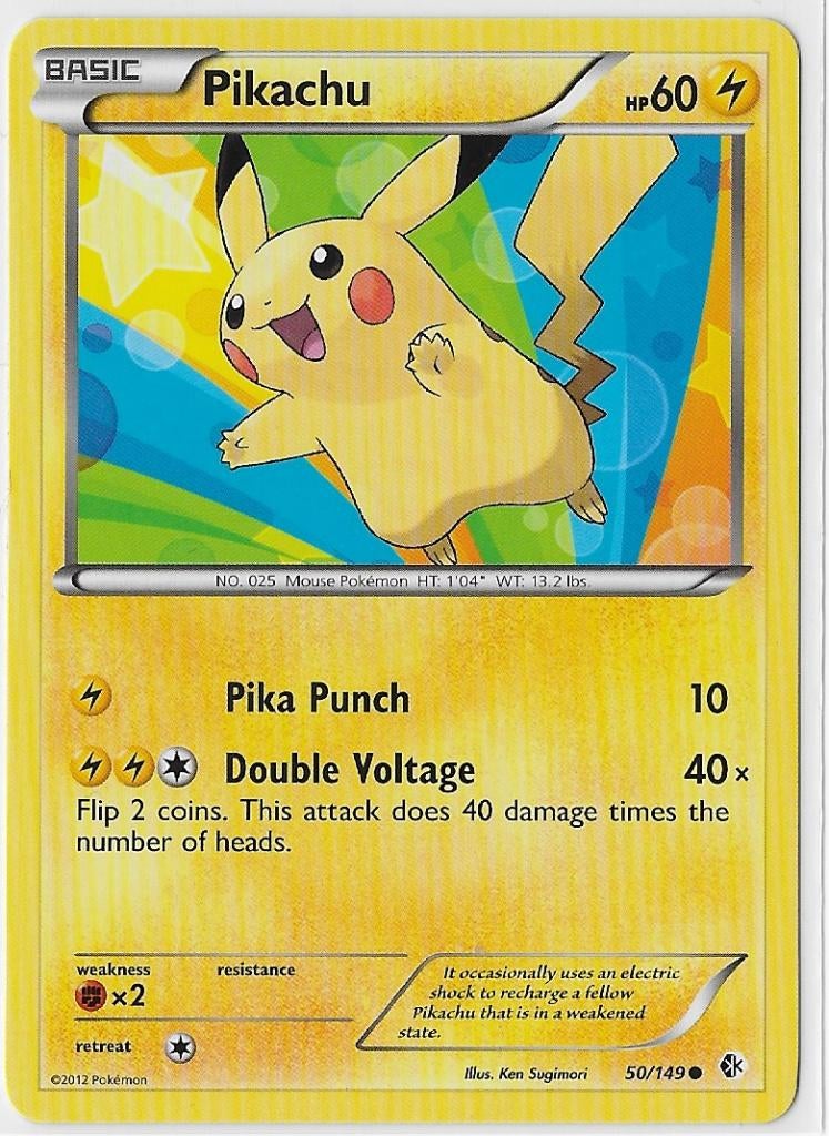Boundaries Crossed,  Pikachu [common] 50/149, Hobby en Vrije tijd, Verzamelkaartspellen | Pokémon, Verzenden, Nieuw, Losse kaart