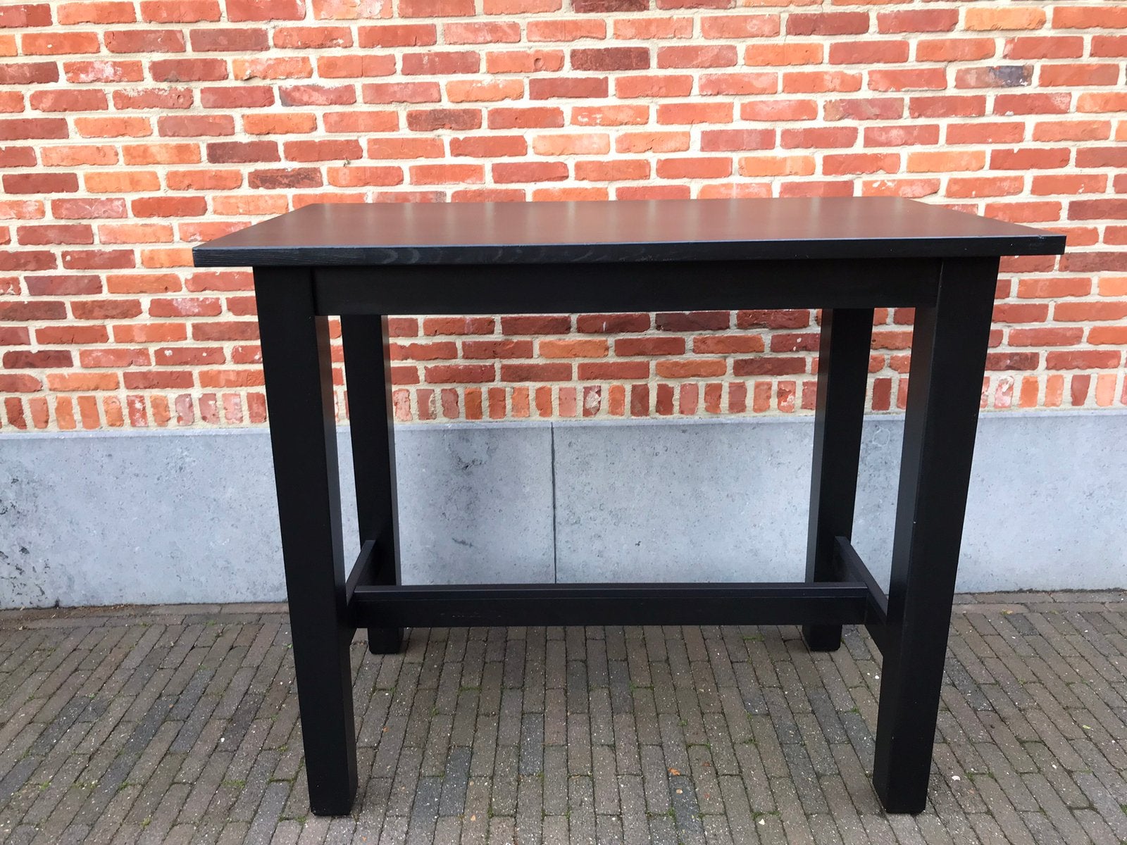 Bartafel Ikea zwart, Ophalen, Zo goed als nieuw