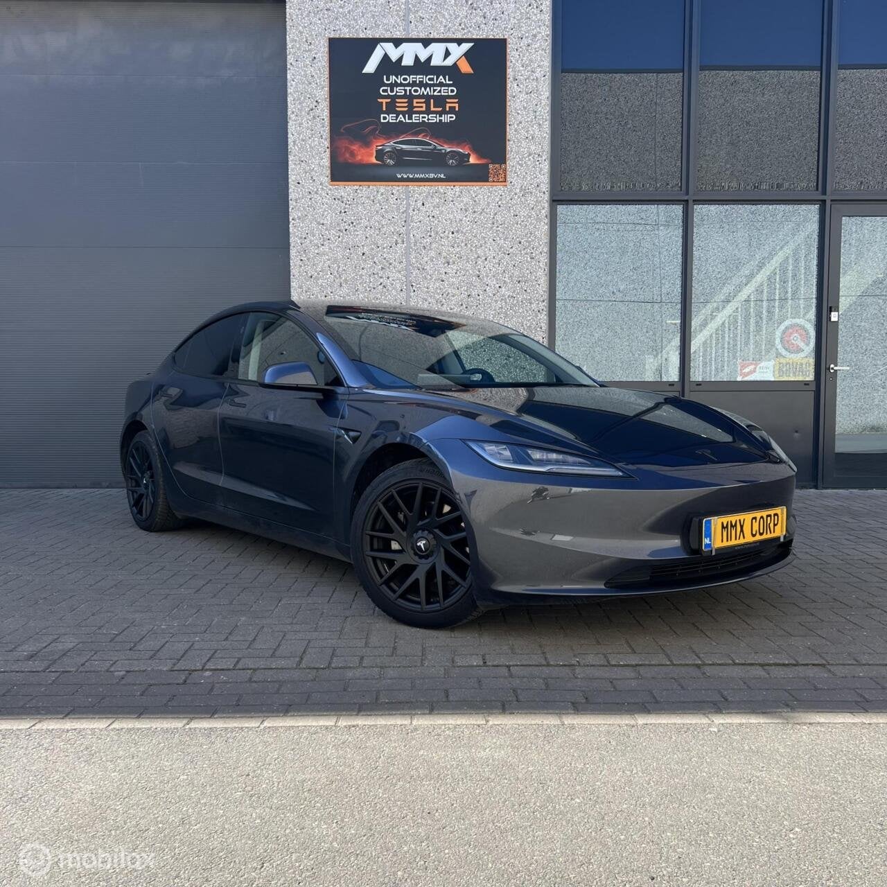 Tesla Model 3 Standard Range HIGHLAND + MMX PACK, Auto's, Automaat, Achterwielaandrijving, Gebruikt, Zwart