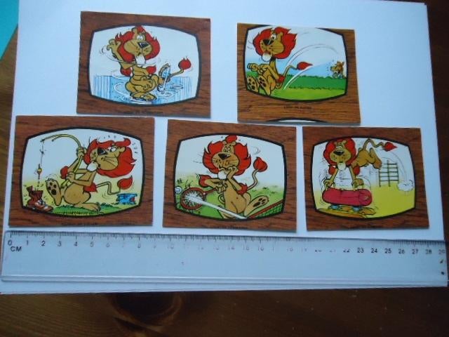 sticker oud Loeki de leeuw joop geesinnk strip Nutricia spor, Verzenden, Zo goed als nieuw, Bedrijf of Vereniging