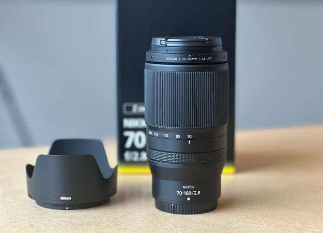Nikon NIKKOR Z 70-180mm f/2.8 | NIEUWSTAAT + GARANTIE, Zonnekap, 180 mm, Nikon Z-mount, Nikon