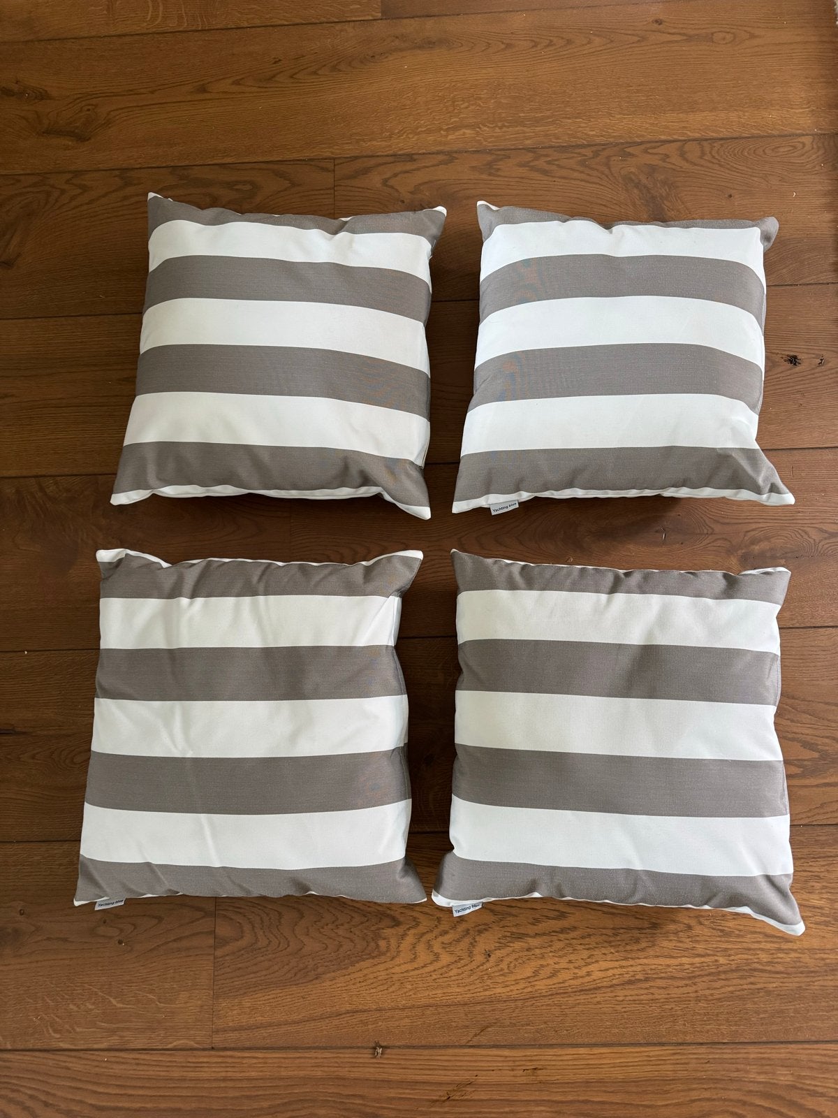 Set van 4 gestreepte kussens van Yachting Blue, Ophalen, Overige merken, Meerkleurig, Afneembare hoes