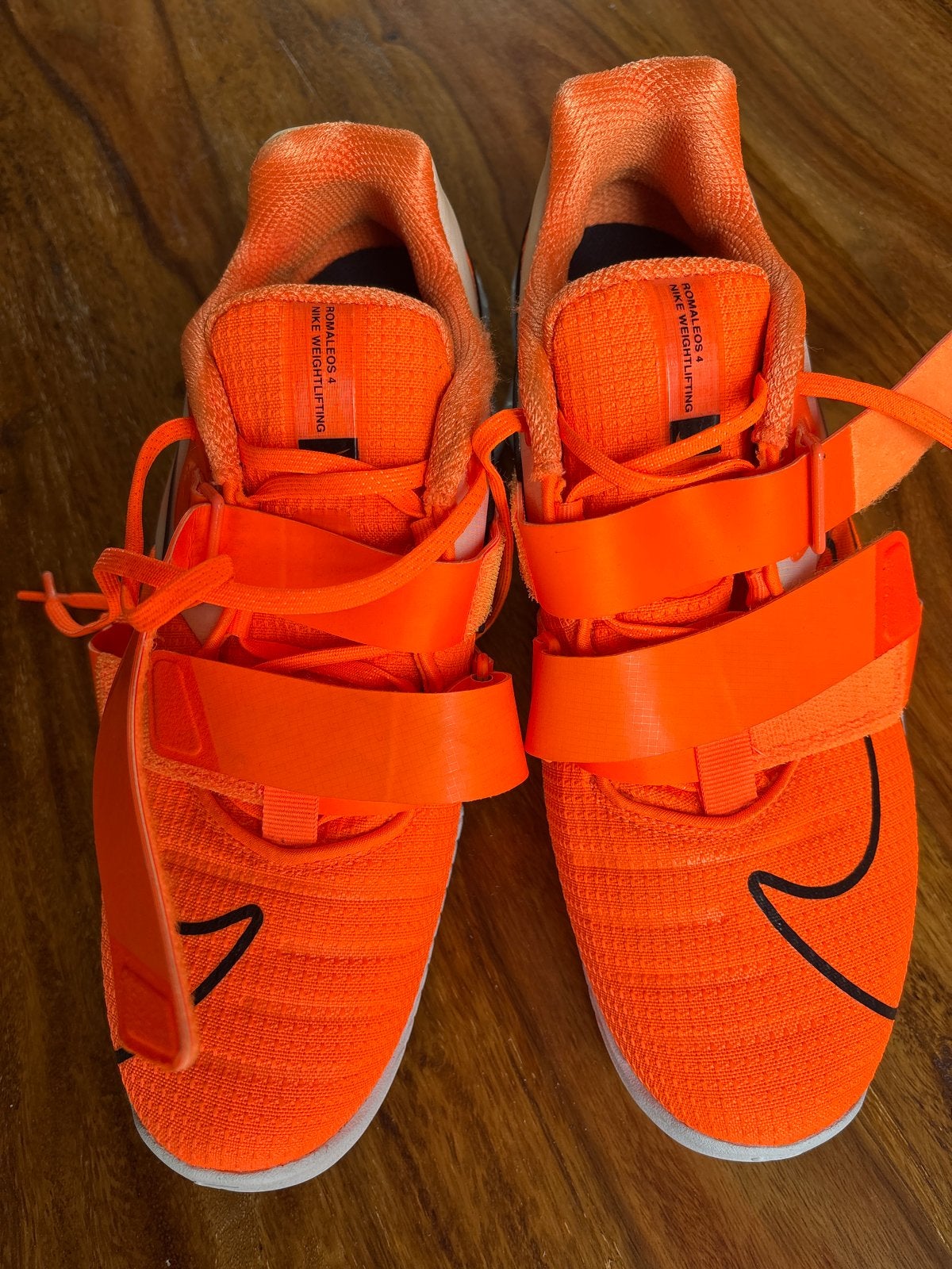 Nike Romaleos 4 Gewichthefschoenen Oranje, Kleding | Heren, Ophalen of Verzenden, Zo goed als nieuw, Overige kleuren, Sportschoenen