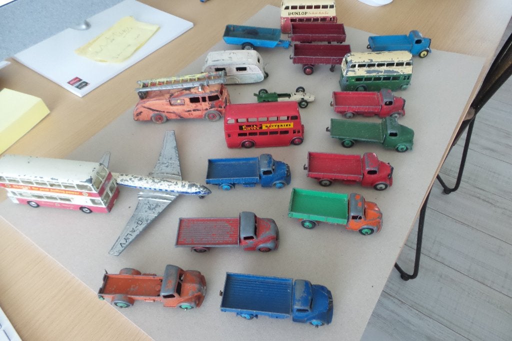 dinky toys, Ophalen of Verzenden, Gebruikt, Bus of Vrachtwagen, Dinky Toys